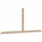 Ekena Millwork Portland Smooth Timber Gable Bracket, Douglas Fir, 108"W x 45"H x 1 1/2"D x 3 1/2"F, 10/12 Pitch GBW108X45X0204POR00SDF - alternate 3